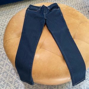 Skinny straight leg jeans